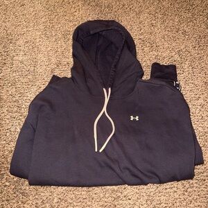 Under Armour Dark Purple Cropped Hoodie